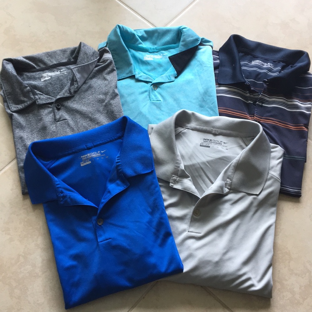 Nike Golf Tour Performance Dri-Fit Polos XXL